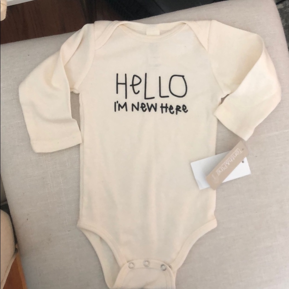 Tenth and Pine long sleeve onesie 0-3 Months